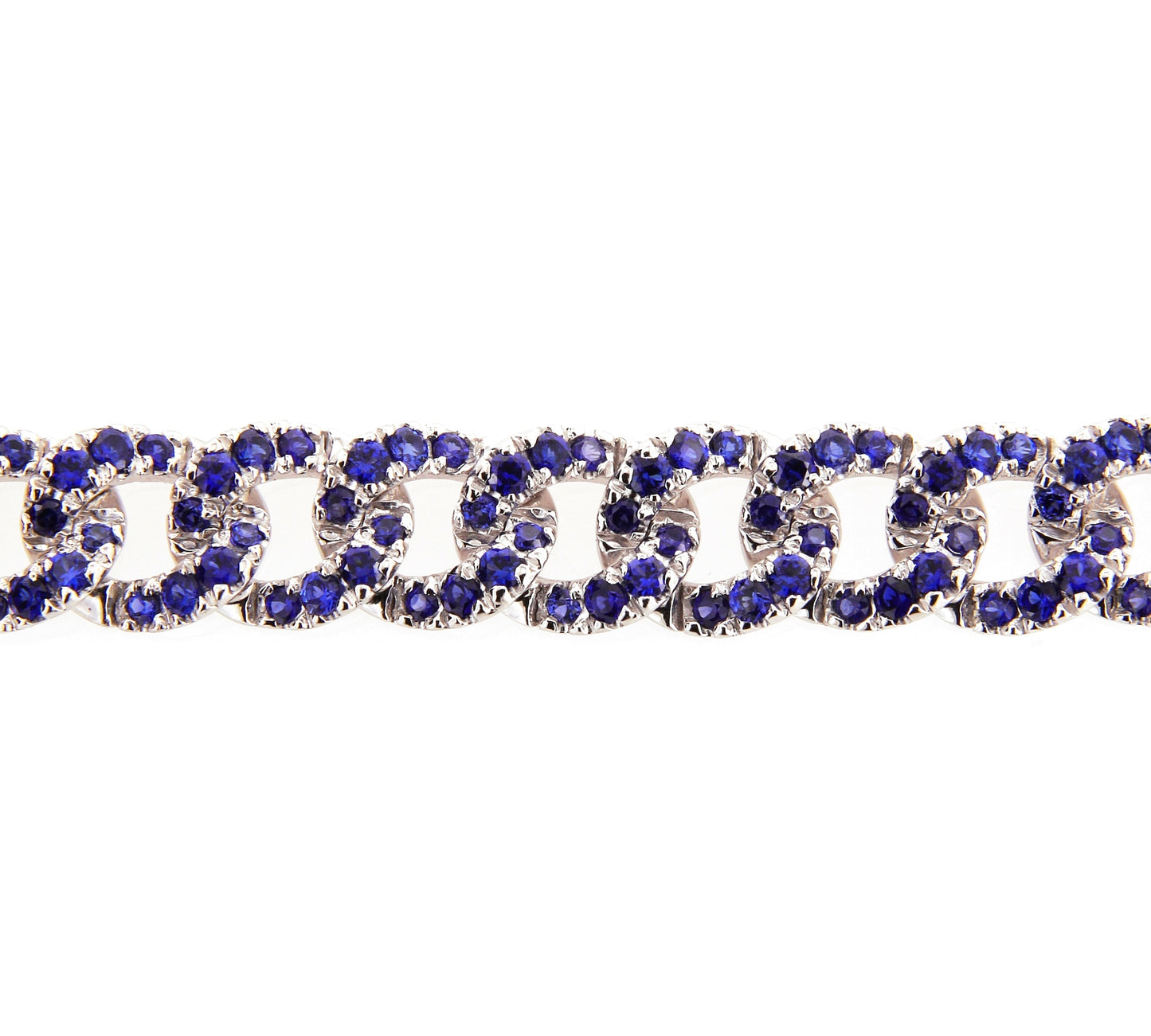 Motivi Yellow Gold Bracelet w/ Blue Sapphire