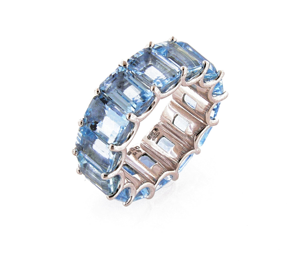 Dipinto White Gold Ring w/ Aquamarine