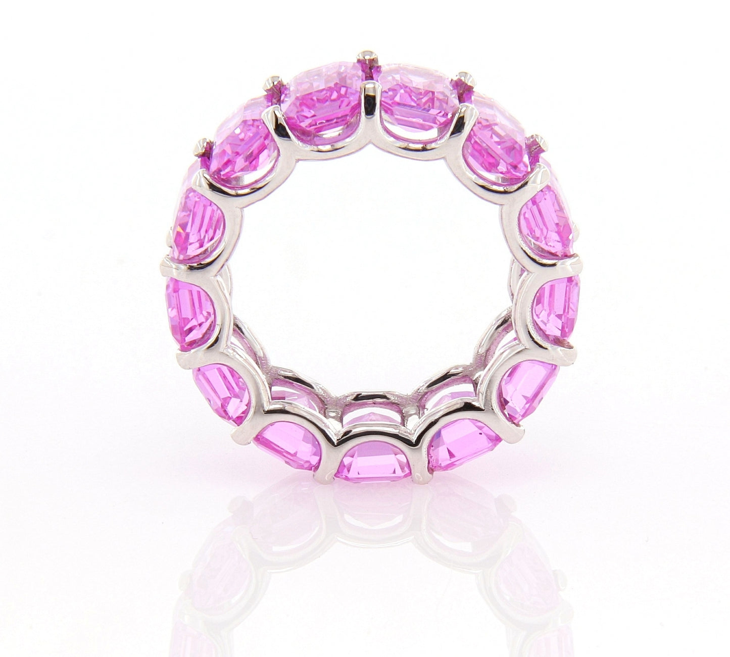 Dipinto White Gold Ring w/ Pink Sapphire