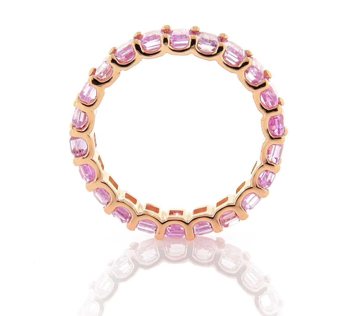 Dipinto White Gold Ring w/Pink Sapphire