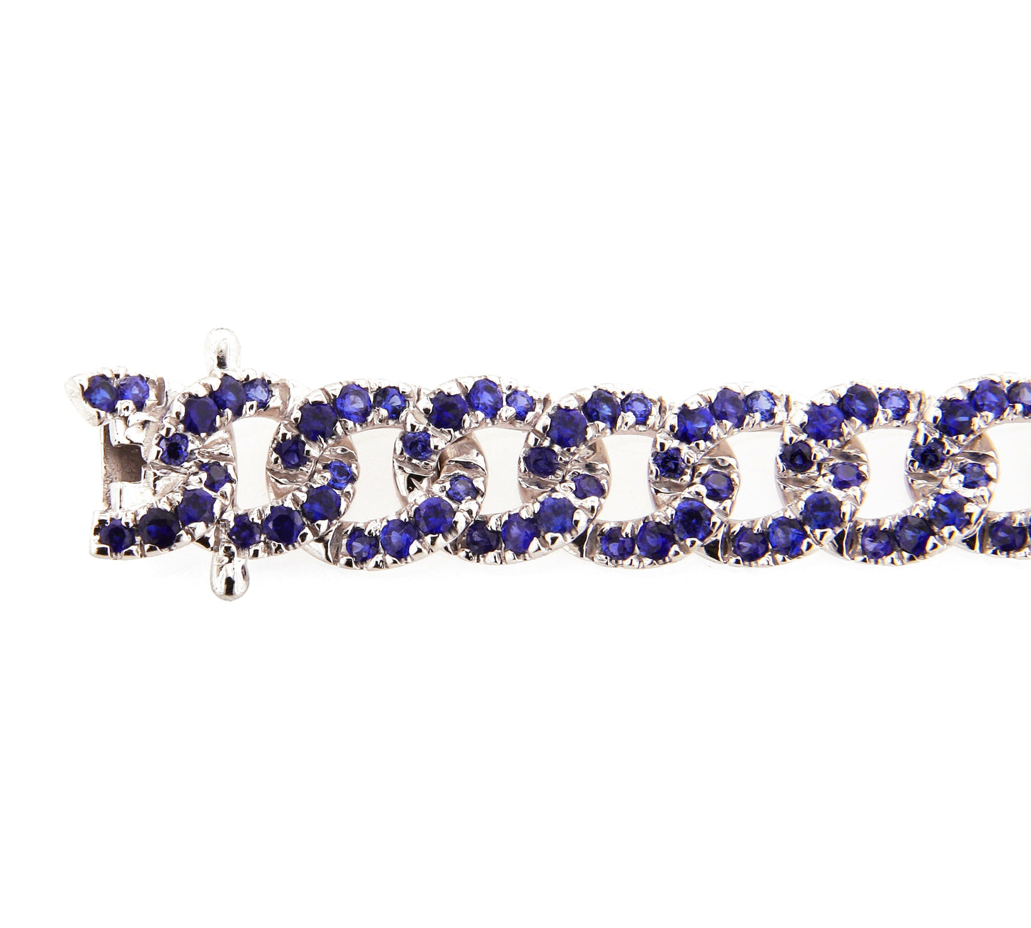 Motivi Yellow Gold Bracelet w/ Blue Sapphire