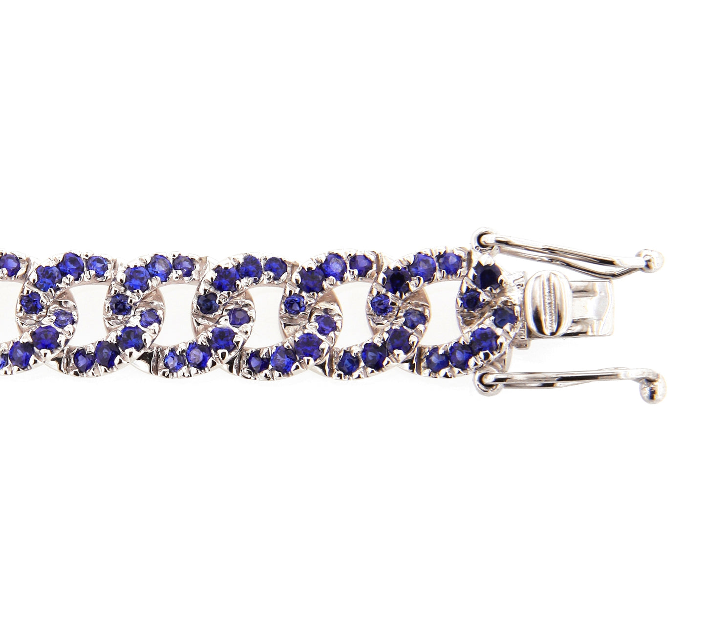 Motivi Yellow Gold Bracelet w/ Blue Sapphire