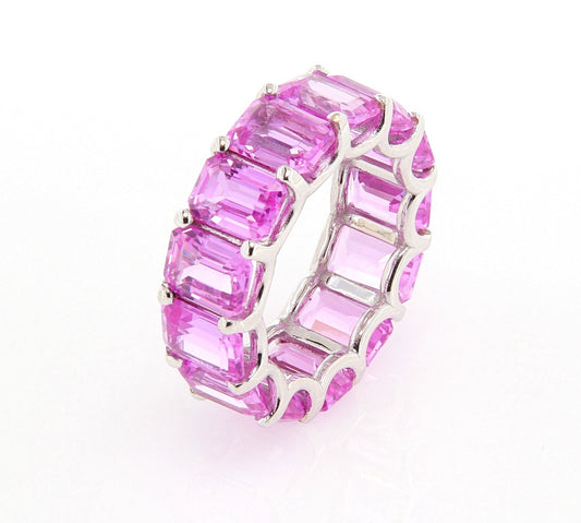 Dipinto White Gold Ring w/ Pink Sapphire