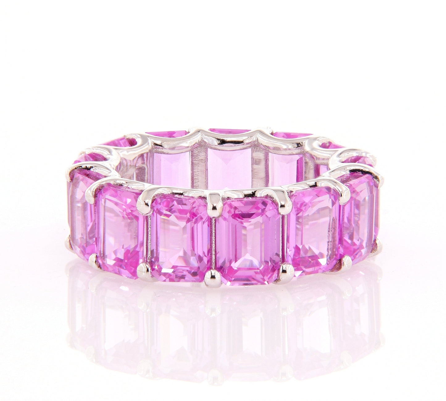 Dipinto White Gold Ring w/ Pink Sapphire